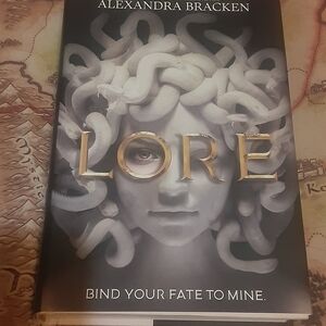 Lore by Alexandra Bracken, signed first edition Owlcrate hardcover book